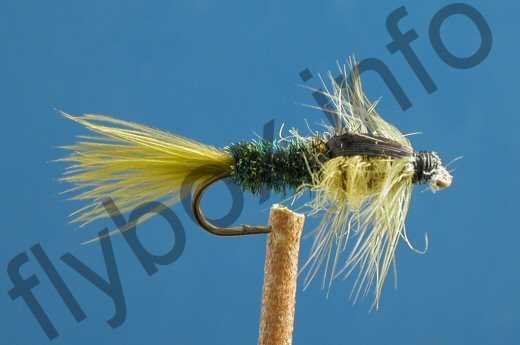 Fish4Flies Olive Peacock Montana